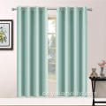 Aqua Blackout Curtains 63 Zoll für Wohnzimmer